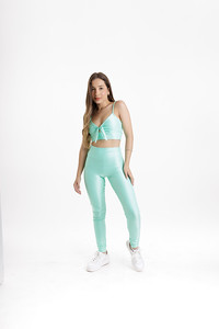 Conjunto Glow   - Verde Aquamarine Gold
