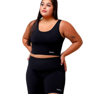 Conjunto Short Bem Basiquinha - Preto